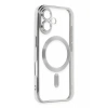 Apple iPhone 16 Plus Uyumlu Kılıf Kross Magneticsafe Kapak - Gümüş