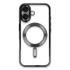 Apple iPhone 16 Plus Uyumlu Kılıf Kross Magneticsafe Kapak - Siyah