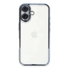 Apple iPhone 16 Plus Uyumlu Kılıf Lensli Silikon - Açık Mavi