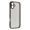 Apple iPhone 16 Plus Uyumlu Kılıf Montreal Silikon Kapak - Siyah