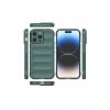 Apple iPhone 16 Pro Max Kılıf Optimum Silikon - Koyu Yeşil
