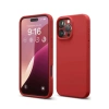 Apple iPhone 16 Pro Max Uyumlu Kılıf First Silikon - Kırmızı