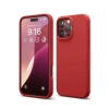 Apple iPhone 16 Pro Max Uyumlu Kılıf First Silikon - Kırmızı