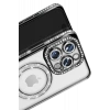 Apple iPhone 16 Pro Max Uyumlu Kılıf Joke Simli Magneticsafe Kılıf - Siyah