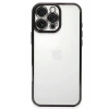 Apple iPhone 16 Pro Max Uyumlu Kılıf Lensli Silikon - Siyah