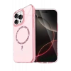 Apple iPhone 16 Pro Max Uyumlu Live Diamond Magsafe Kapak - Pembe