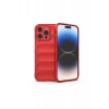 Apple iPhone 16 Pro Uyumlu Kılıf Optimum Silikon - Kırmızı