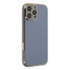 Apple iPhone 16 Pro Uyumlu Kılıf Volet Silikon - Mavi