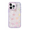 Apple iPhone 16 Pro Uyumlu Lumi Desenli Kapak - Mor