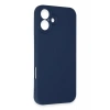 Apple iPhone 16 Uyumlu Kılıf First Silikon - Lacivert