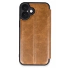 Apple iPhone 16 Uyumlu Kılıf Flip Cover - Taba