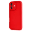 Apple iPhone 16 Uyumlu Kılıf Viera Silikon - Kırmızı