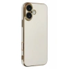Apple iPhone 16 Uyumlu Kılıf Volet Silikon - Beyaz