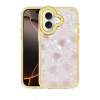 Apple iPhone 16 Uyumlu Lumi Desenli Kapak - Sarı