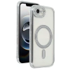 Apple iPhone 16E Joke Simli Magneticsafe Kılıf - Gümüş