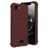 Apple iPhone 16E Uyumlu Kelvin Kartvizitli Silikon - Bordo
