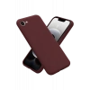 Apple iPhone 16E Uyumlu Kılıf First Silikon - Bordo