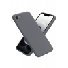 Apple iPhone 16E Uyumlu Kılıf First Silikon - Gri