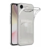 Apple iPhone 16E Uyumlu Kılıf Kart Şeffaf Silikon - Şeffaf