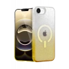 Apple iPhone 16E Uyumlu Pummel Shiny Magsafe Kapak - Gold
