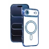 Apple iPhone 17 Air Joke Simli Magneticsafe Kılıf - Mavi