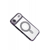 Apple iPhone 17 Air Uyumlu Joke Simli Magneticsafe Kılıf - Derin Mor