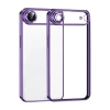 Apple iPhone 17 Air Uyumlu Lensli Silikon - Mor