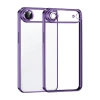 Apple iPhone 17 Air Uyumlu Lensli Silikon - Mor