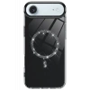 Apple iPhone 17 Air Uyumlu Live Diamond Magsafe Kapak - Siyah