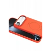 Apple iPhone 17 Air Uyumlu Regal Magsafe Standlı Kapak - Turuncu