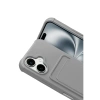 Apple iPhone 17 Kelvin Kartvizitli Silikon - Gri
