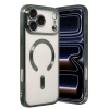Apple iPhone 17 Pro Max Kross Magneticsafe Kapak - Koyu Yeşil