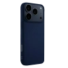 Apple iPhone 17 Pro Max Nano içi Kadife Silikon - Lacivert