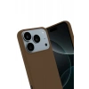Apple iPhone 17 Pro Max Uyumlu First Silikon - Kahverengi