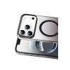 Apple iPhone 17 Pro Max Uyumlu Glossy Magsafe Kapak - Siyah