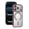 Apple iPhone 17 Pro Max Uyumlu Joke Simli Magneticsafe Kılıf - Pembe