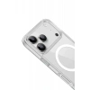 Apple iPhone 17 Pro Max Uyumlu Kılıf Pc Real Magsafe Kapak - Şeffaf