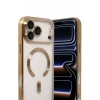 Apple iPhone 17 Pro Max Uyumlu Kross Magneticsafe Kapak - Gold