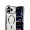 Apple iPhone 17 Pro Max Uyumlu Kross Magneticsafe Kapak - Gümüş
