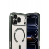Apple iPhone 17 Pro Max Uyumlu Kross Magneticsafe Kapak - Koyu Yeşil