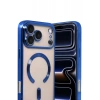 Apple iPhone 17 Pro Max Uyumlu Kross Magneticsafe Kapak - Lacivert