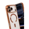 Apple iPhone 17 Pro Max Uyumlu Kross Magneticsafe Kapak - Turuncu