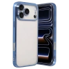 Apple iPhone 17 Pro Max Uyumlu Lensli Silikon - Açık Mavi