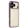 Apple iPhone 17 Pro Max Uyumlu Lensli Silikon - Mor