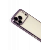 Apple iPhone 17 Pro Max Uyumlu Lensli Silikon - Mor