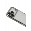 Apple iPhone 17 Pro Max Uyumlu Lensli Silikon - Titan Gri