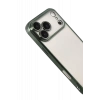 Apple iPhone 17 Pro Max Uyumlu Lensli Silikon - Yeşil