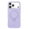 Apple iPhone 17 Pro Max Uyumlu Regal Magsafe Standlı Kapak - Lila