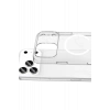 Apple iPhone 17 Pro Uyumlu Combo Sert Şeffaf Magsafe Kapak - Şeffaf
