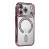 Apple iPhone 17 Pro Uyumlu Joke Simli Magneticsafe Kılıf - Pembe